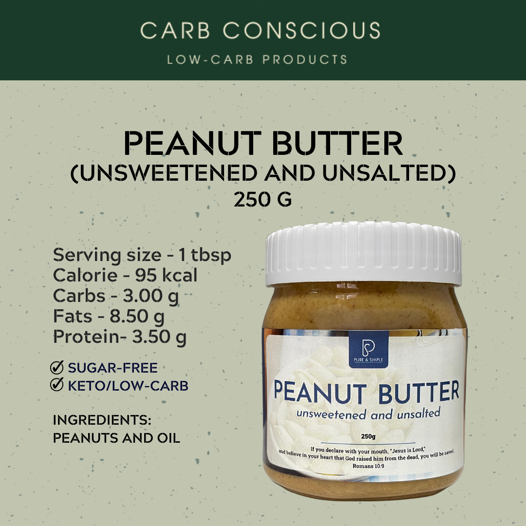 Peanut Butter (Unsweetened and unsalted)