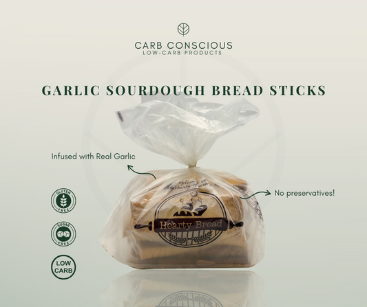 Garlic Sourdough Bread Sticks