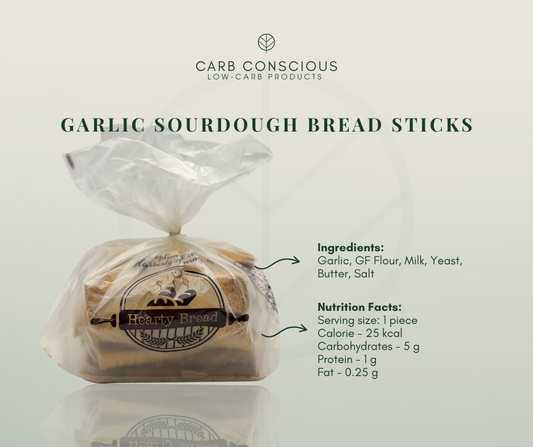 Garlic Sourdough Bread Sticks