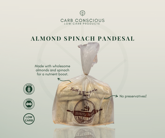 Almond Spinach Pandesal