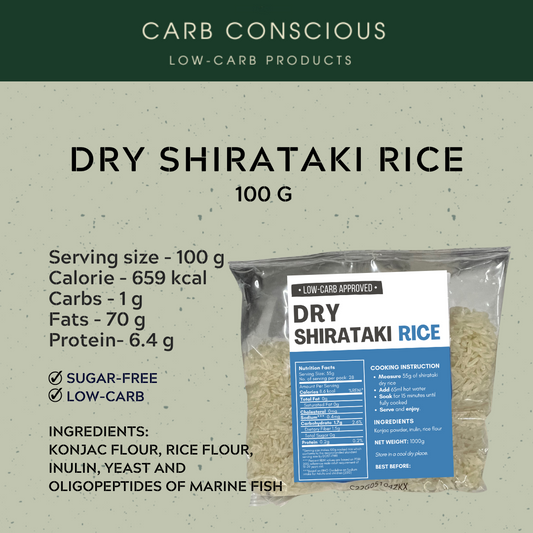 Dry Shirataki Rice 100g