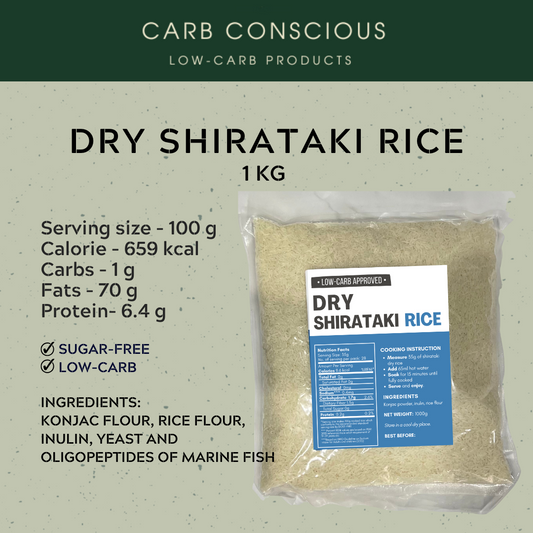 Dry Shirataki Rice (1kg)