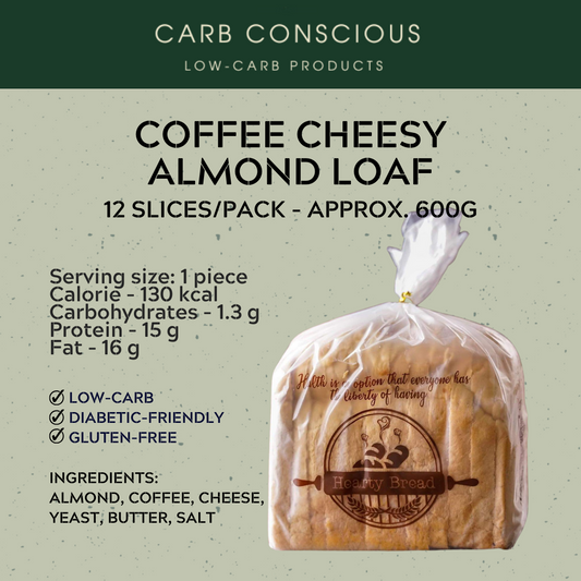 Coffee Cheese Almond Loaf